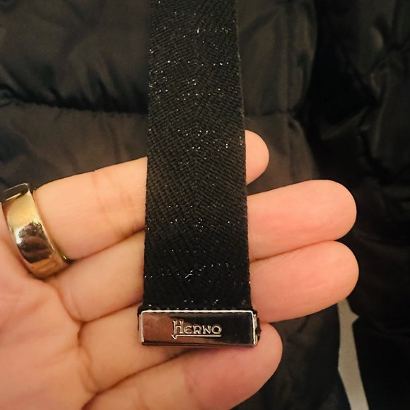 Herno Satin A-Line Down Coat Size 36 - Picture 9 of 12